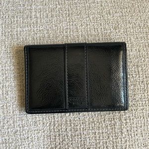 Coach Patent Leather Wallet and Card Case